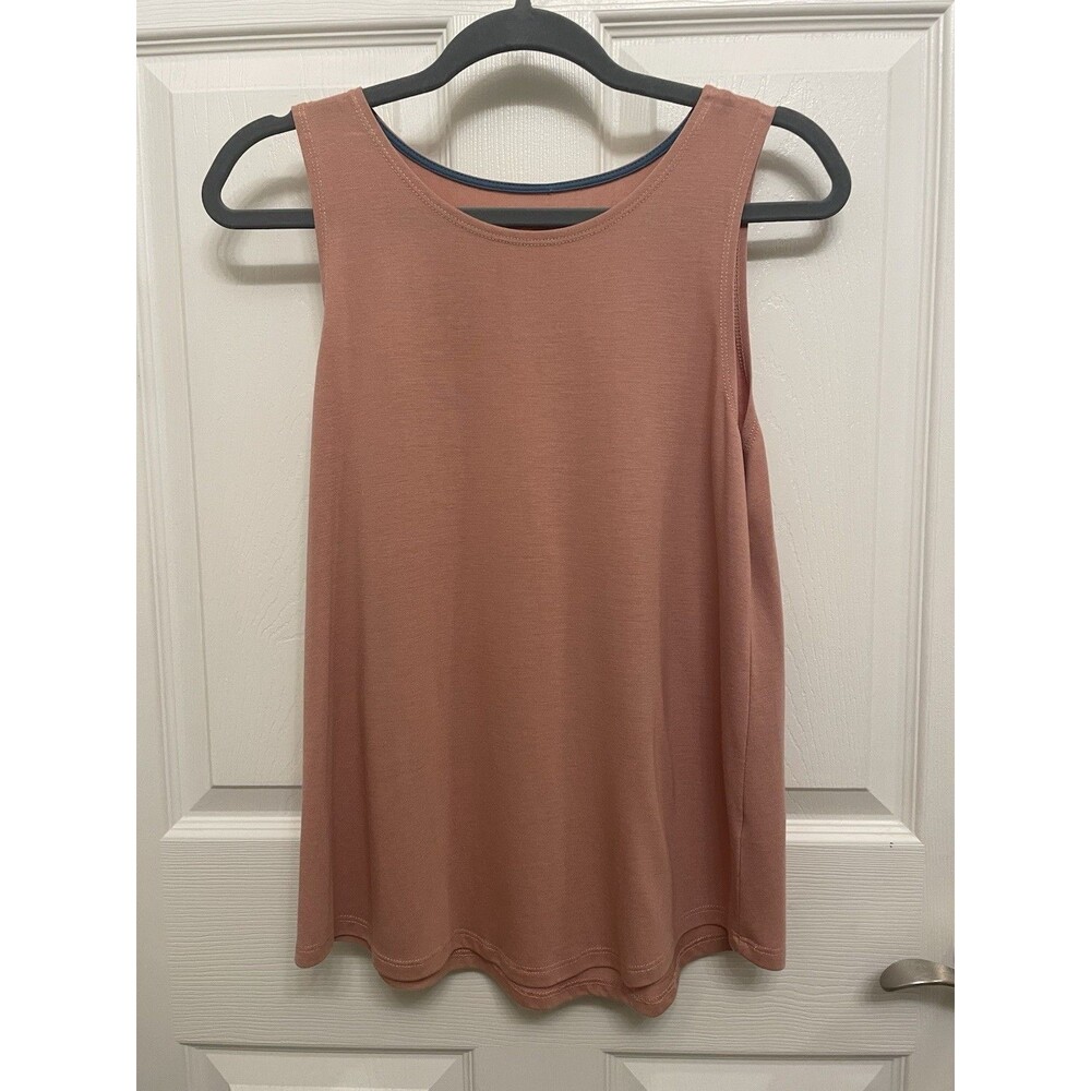 Free Fly Highline Tank Top Women’s M Bamboo Blend Pink Red Fish Golf